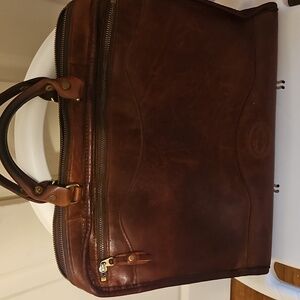 J W Hulme Vintage Brown Brief Case